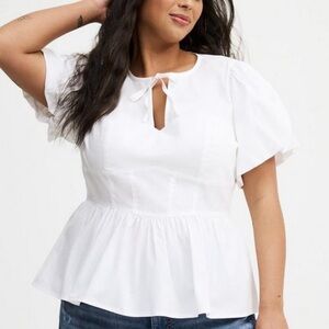 Torrid Peplum Sweethearts Top